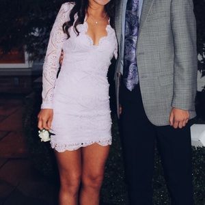 Missguided lace bodycon dress